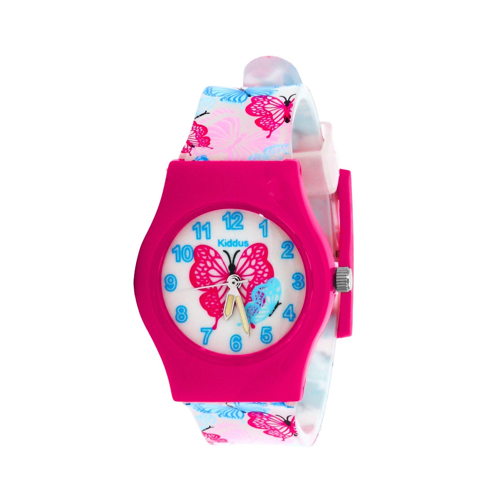 Kiddus  Glow in the Dark Butterflies  Kinderuhr 