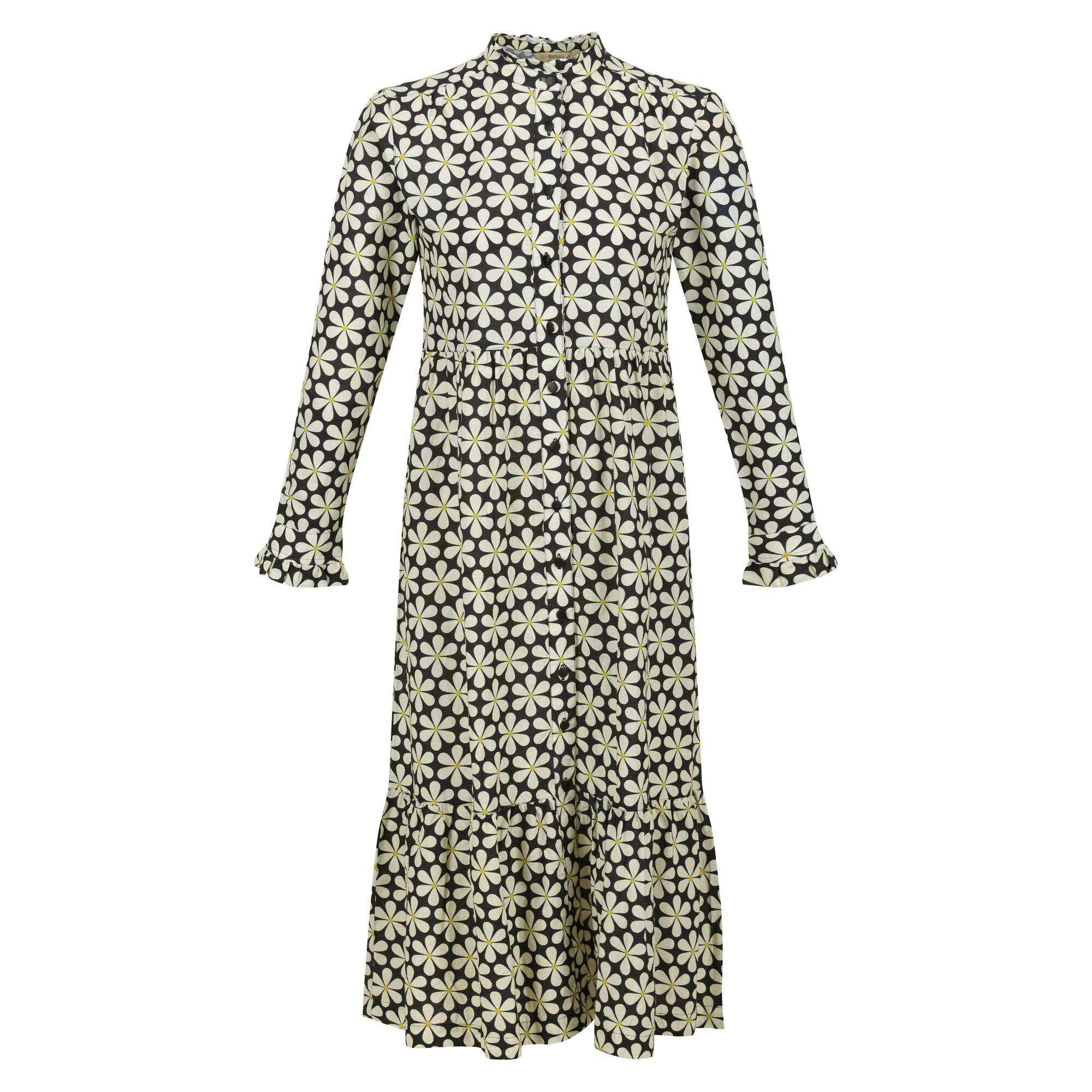 Image of Orla Kiely Midikleid Damen Schwarz 36