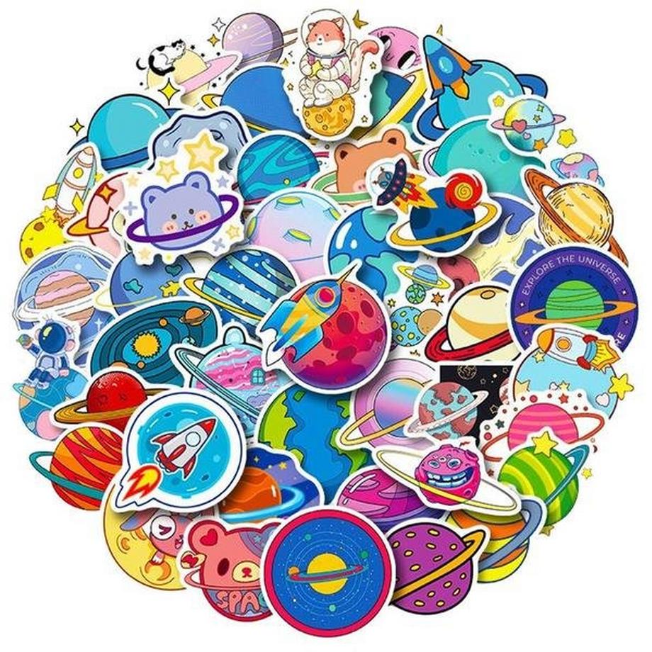 Pack de Stickers - Espace et Planètes