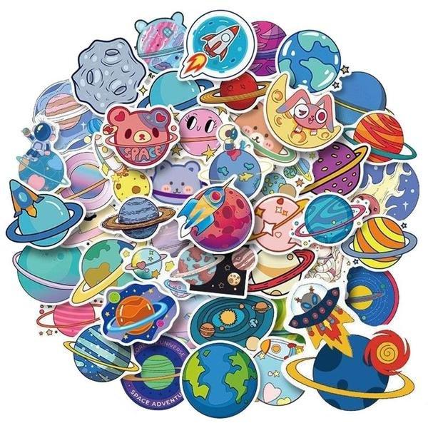Gameloot Packung Aufkleber - Weltall und Planeten  