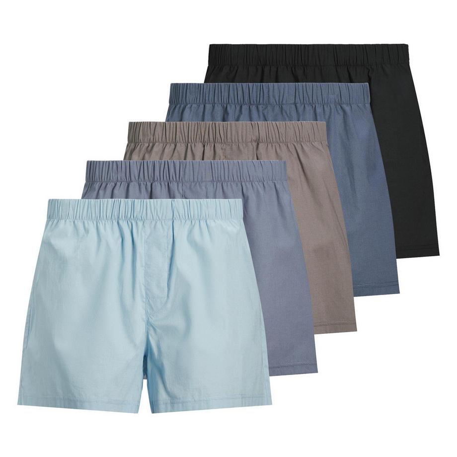 Web-Boxershorts  5er Pack Bequem sitzend-JACMILANO WOVEN BOXERS 5 PACK