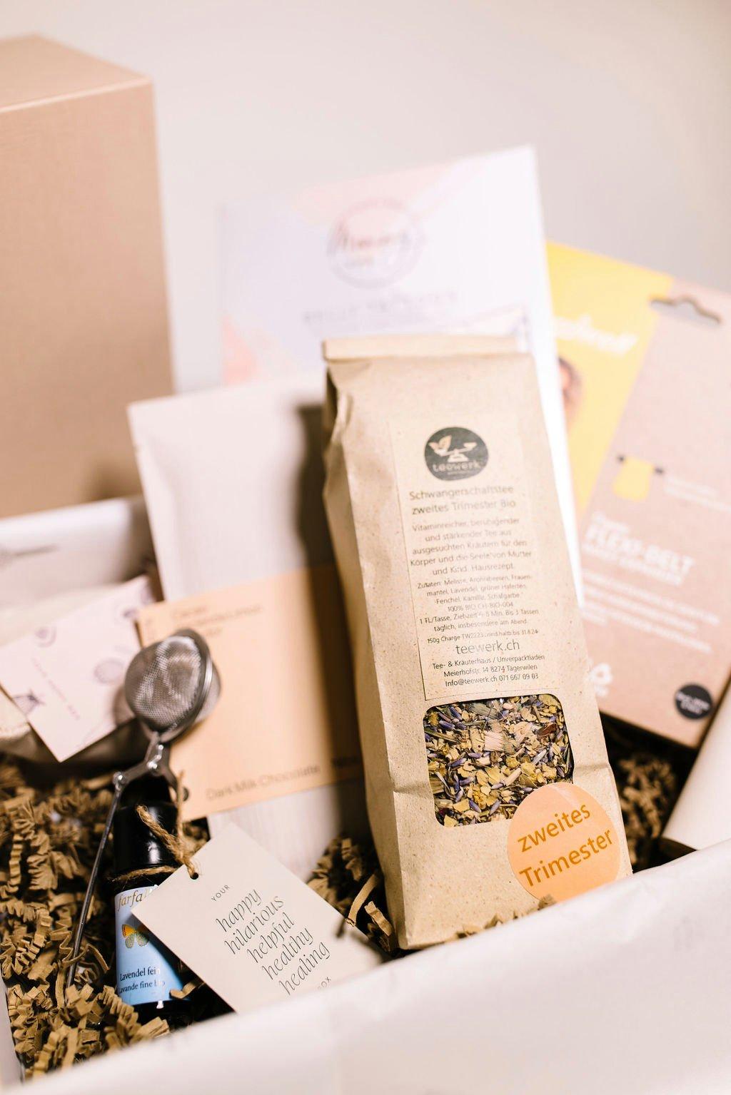 Image of Schwangerschaftsgeschenkbox Für Das 2. Trimester - Yourhappybox #2 Damen Set