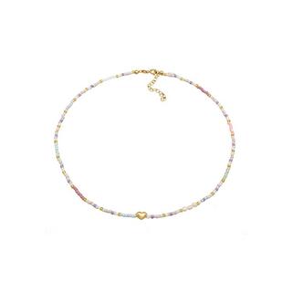 Elli  Collier Femmes Choker Coeur Beads Tendance 
