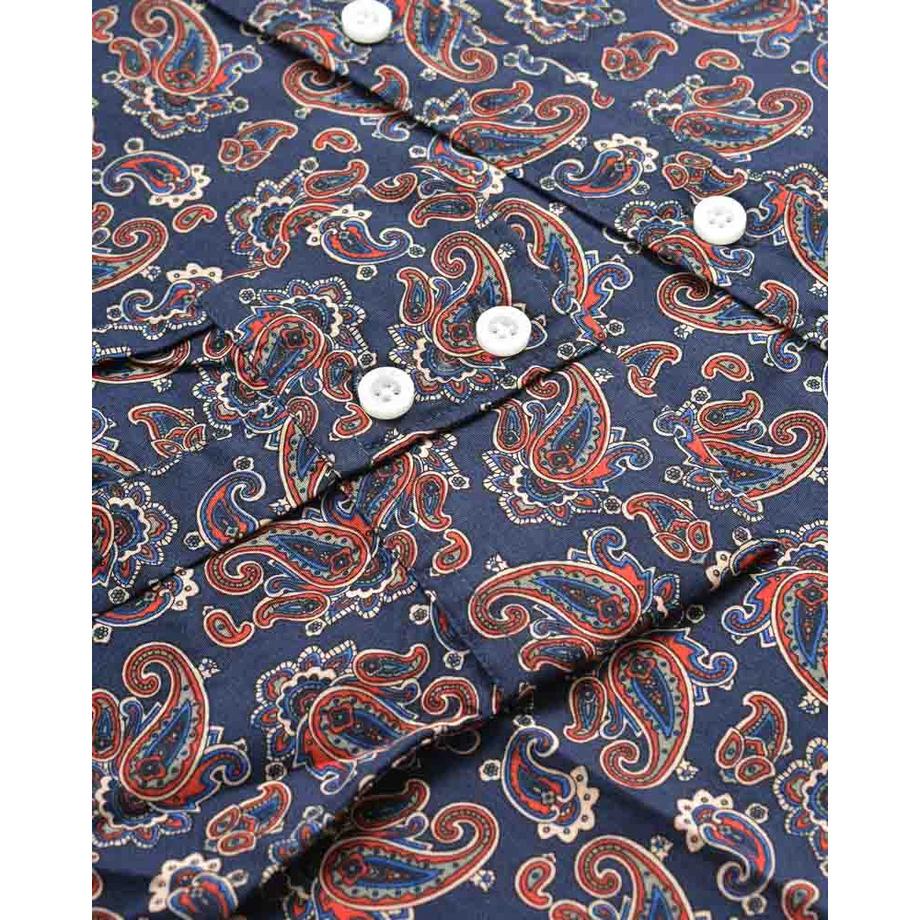 Lambretta  Chemise Manches Longues Motiftyle Cachemire 