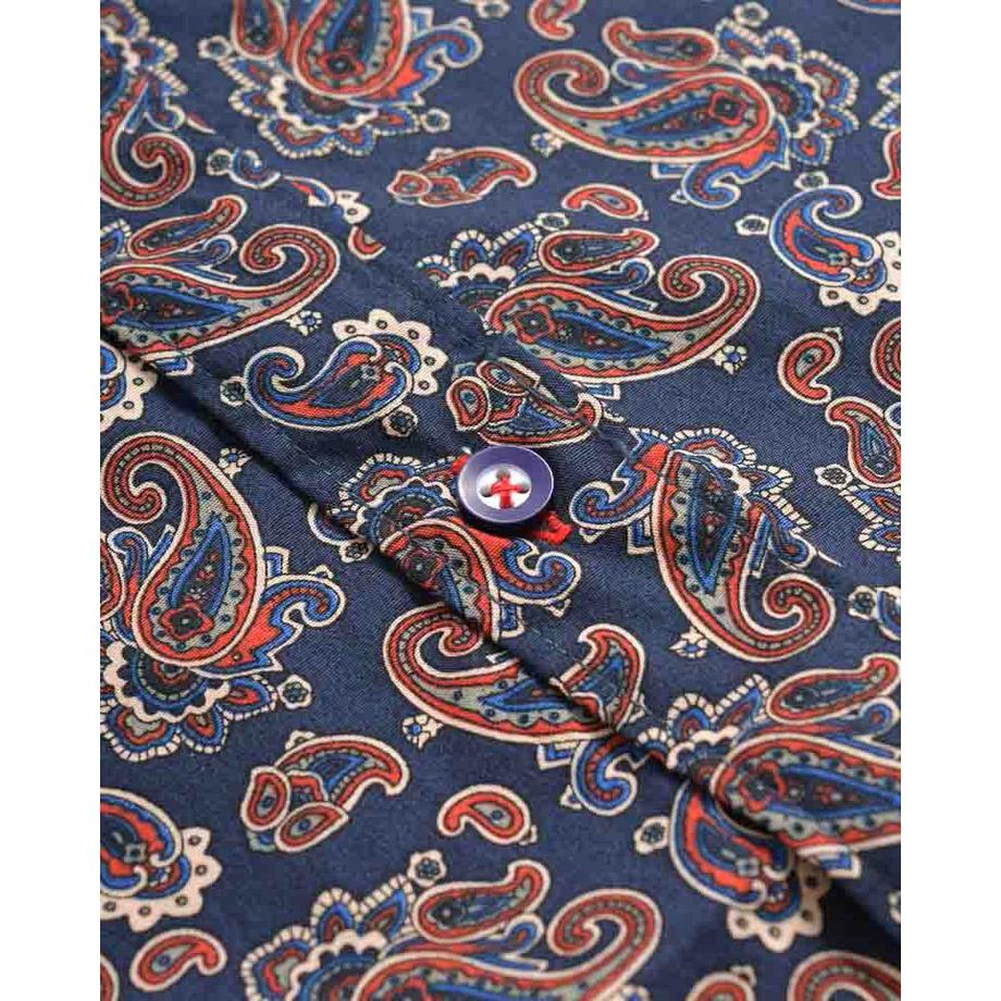 Lambretta  Chemise Manches Longues Motiftyle Cachemire 