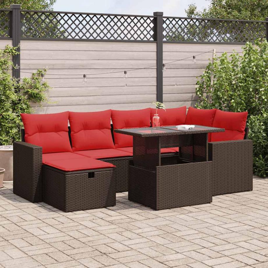 VidaXL Garten sofagarnitur poly-rattan  