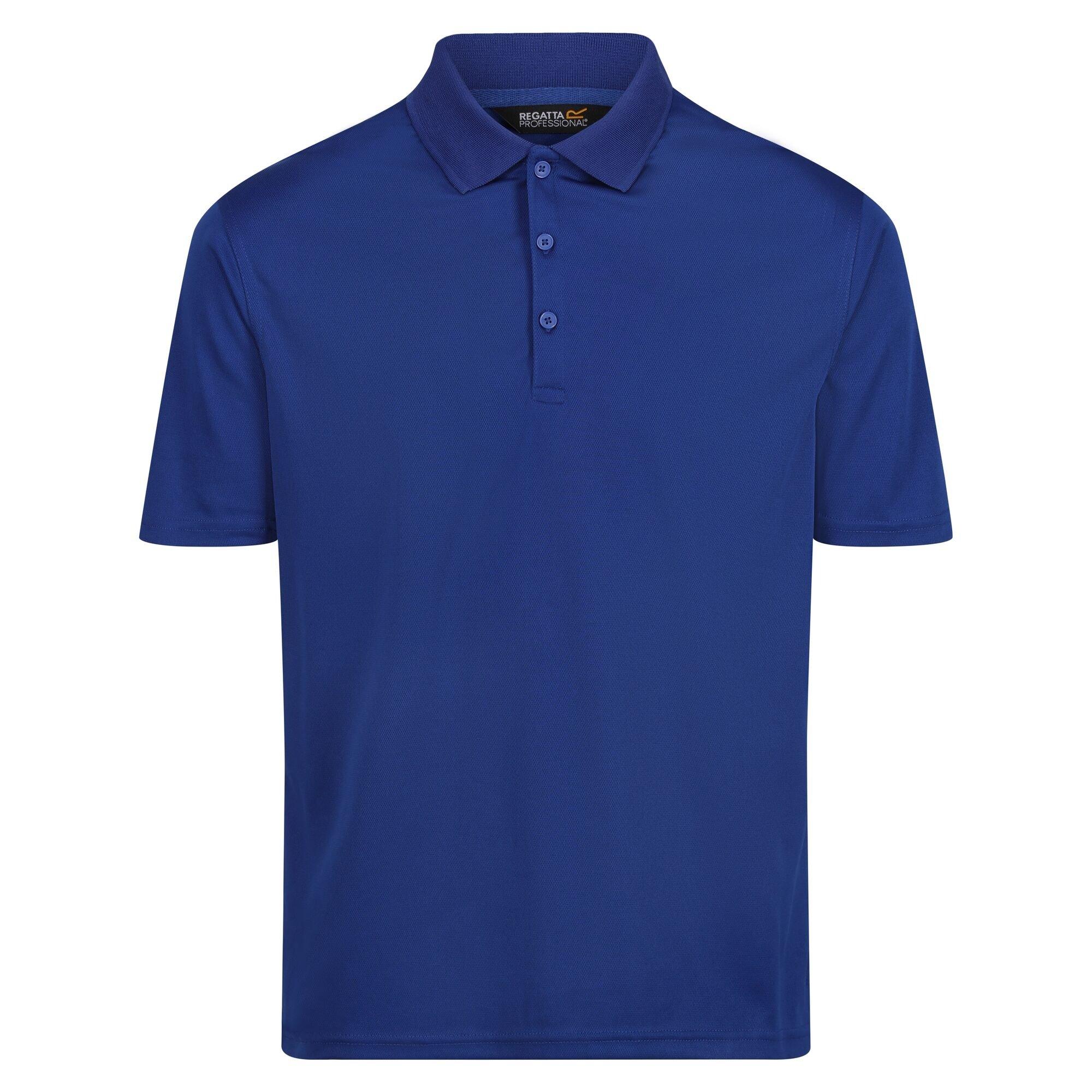Image of Pro Poloshirt Feuchtigkeitsabweisend Herren Königsblau 3XL