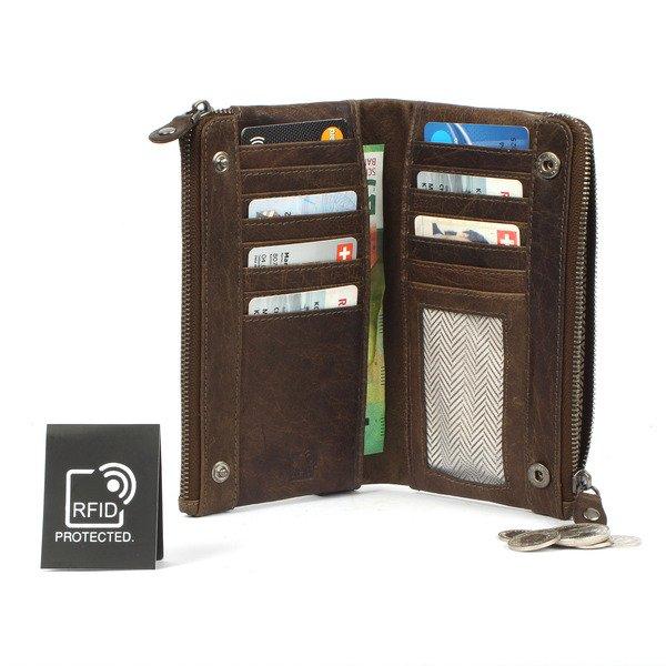 Margelisch London 2 Olive Portafoglio  