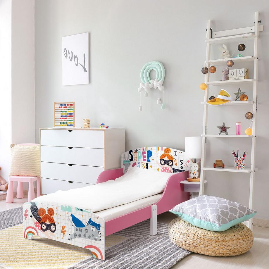 B2X  Lit bébé super-héros avec rangement 