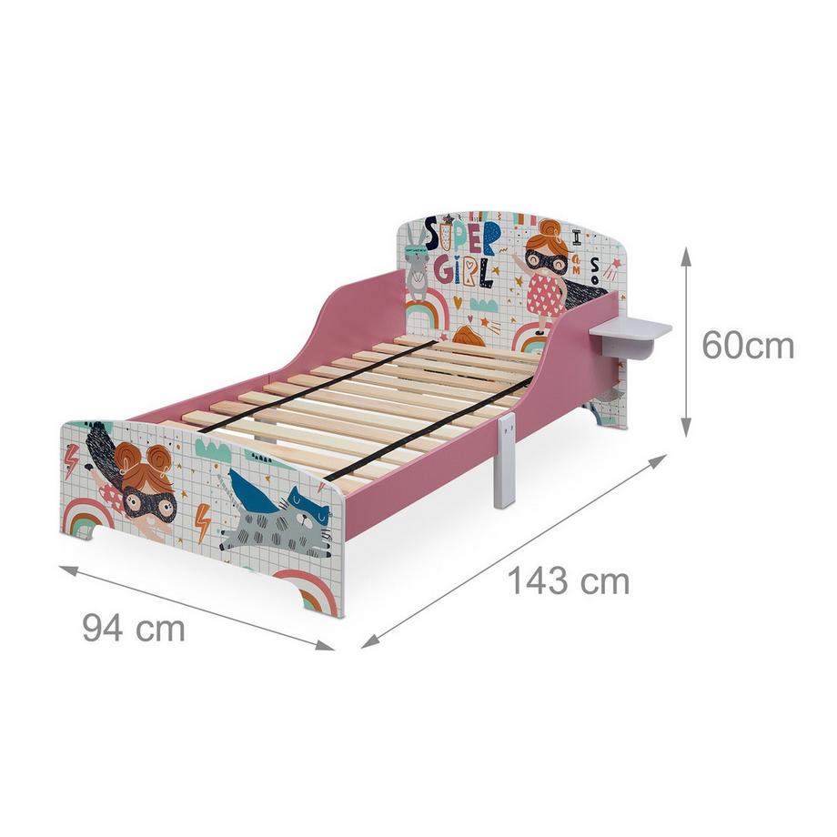 B2X  Lit bébé super-héros avec rangement 