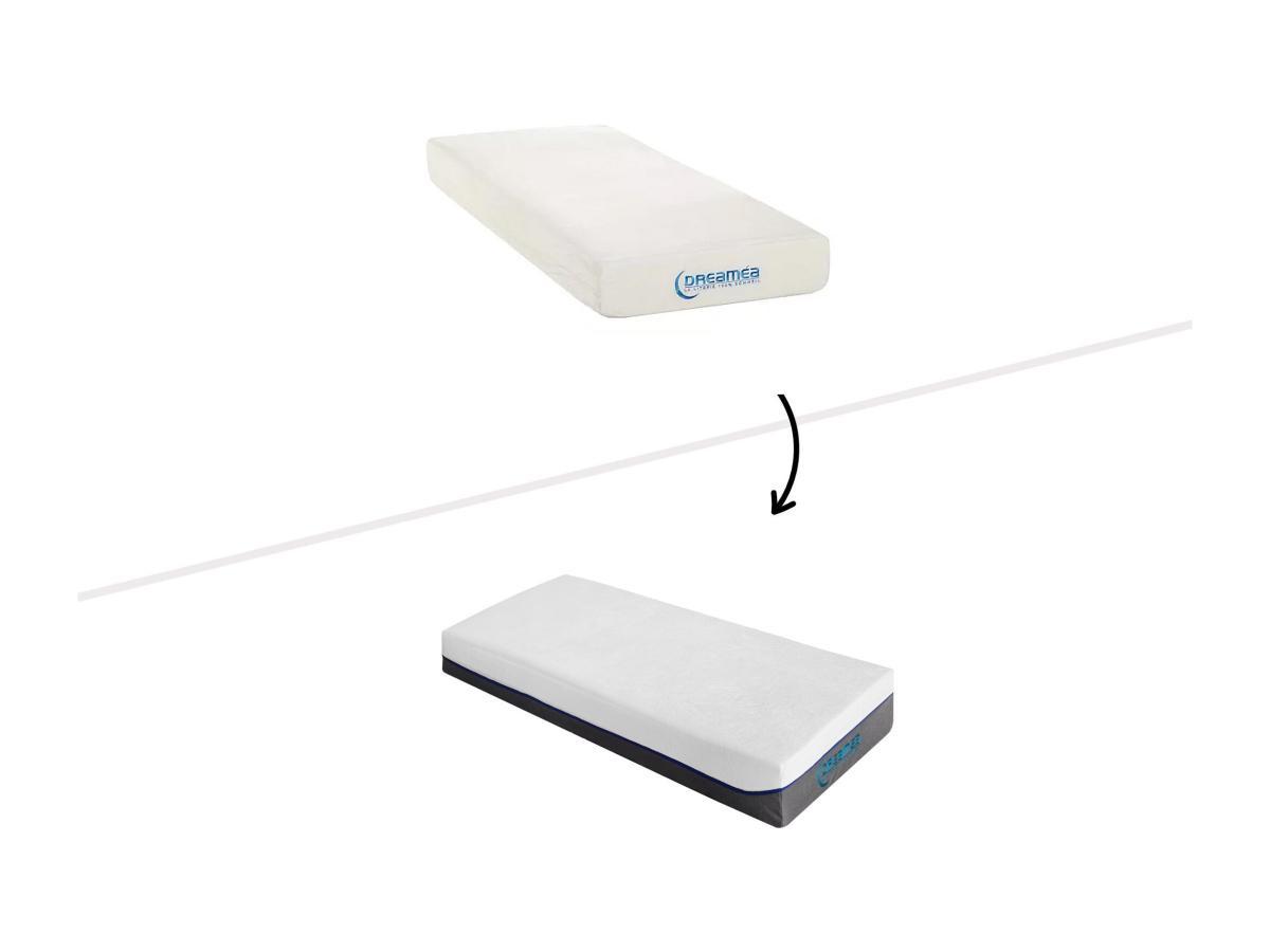 DREAMEA Materasso con memory foam POSEIDON di DREAMEA  