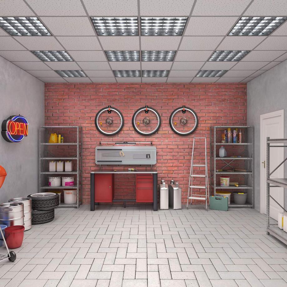 B2X Support de pneu pour montage mural en lot de 4  