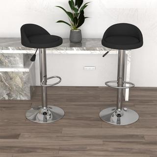 VidaXL Tabouret de bar cuir artificiel  