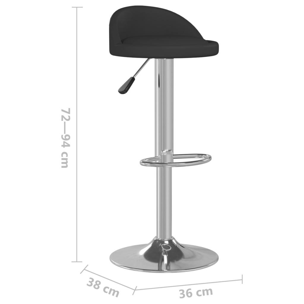 VidaXL Tabouret de bar cuir artificiel  