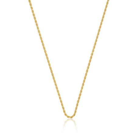 MUAU Schmuck  Collier Cordel Gelbgold 750, 1.4mm, 38cm 