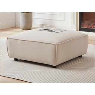 PASCAL MORABITO Großes Ecksofa & Hocker - Ecke rechts - Cord - Beige - BORORE  