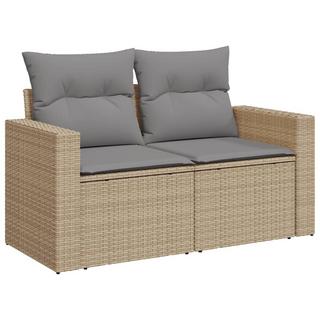 VidaXL set divano da giardino Polirattan  