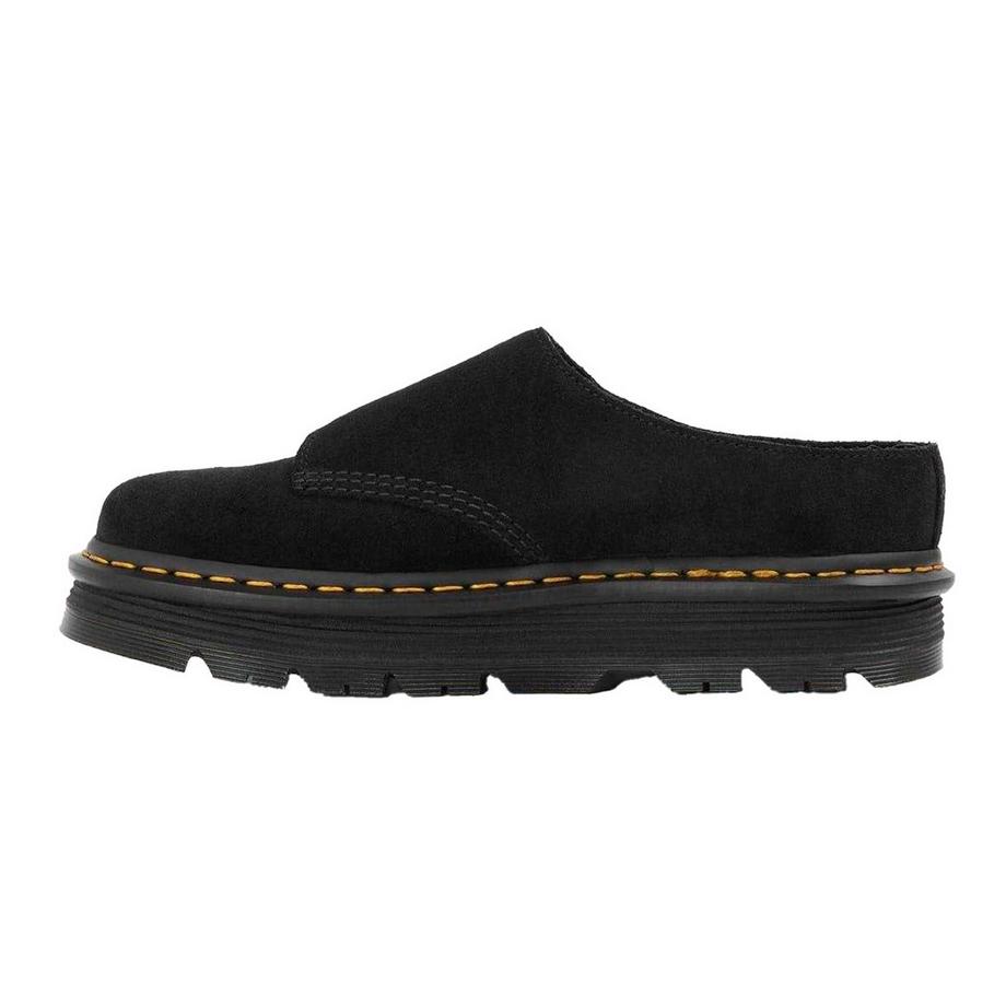 Dr.Martens Ciabatte in pelle scamosciata con suola a piattaforma  