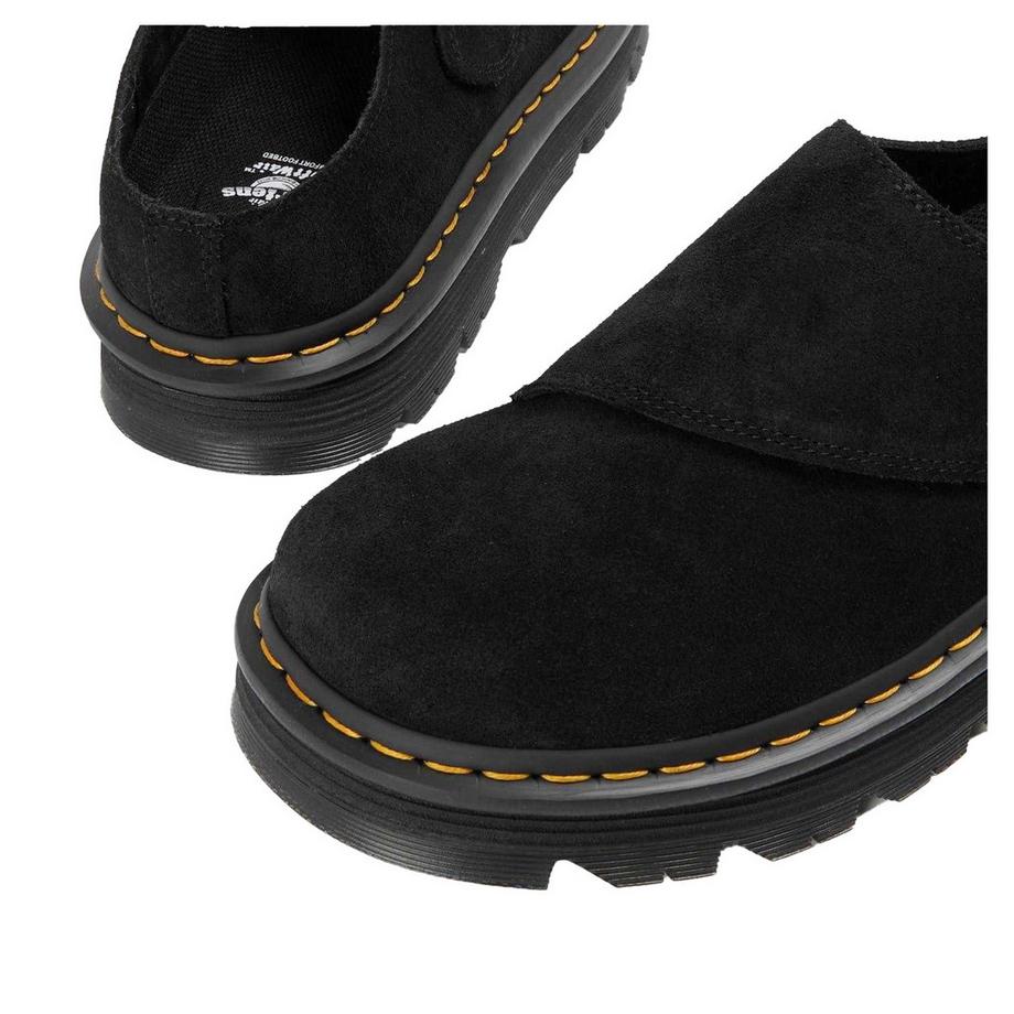 Dr.Martens Ciabatte in pelle scamosciata con suola a piattaforma  