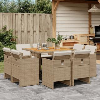 VidaXL Garten essgruppe poly-rattan  