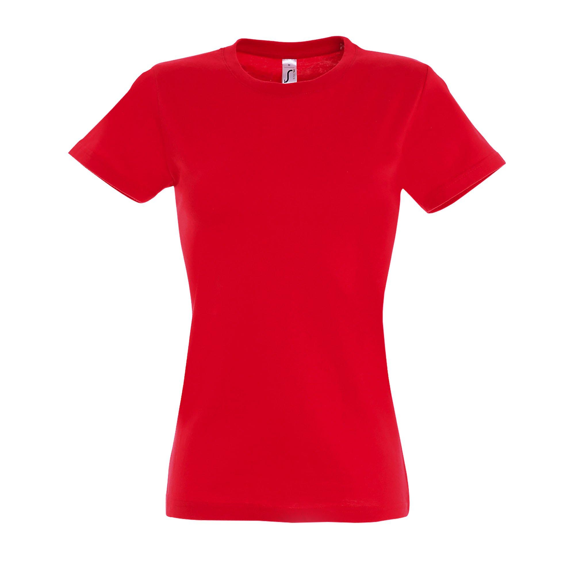 Image of Imperial Tshirt, Kurzarm, Rundhalsausschnitt Damen Rot Bunt L