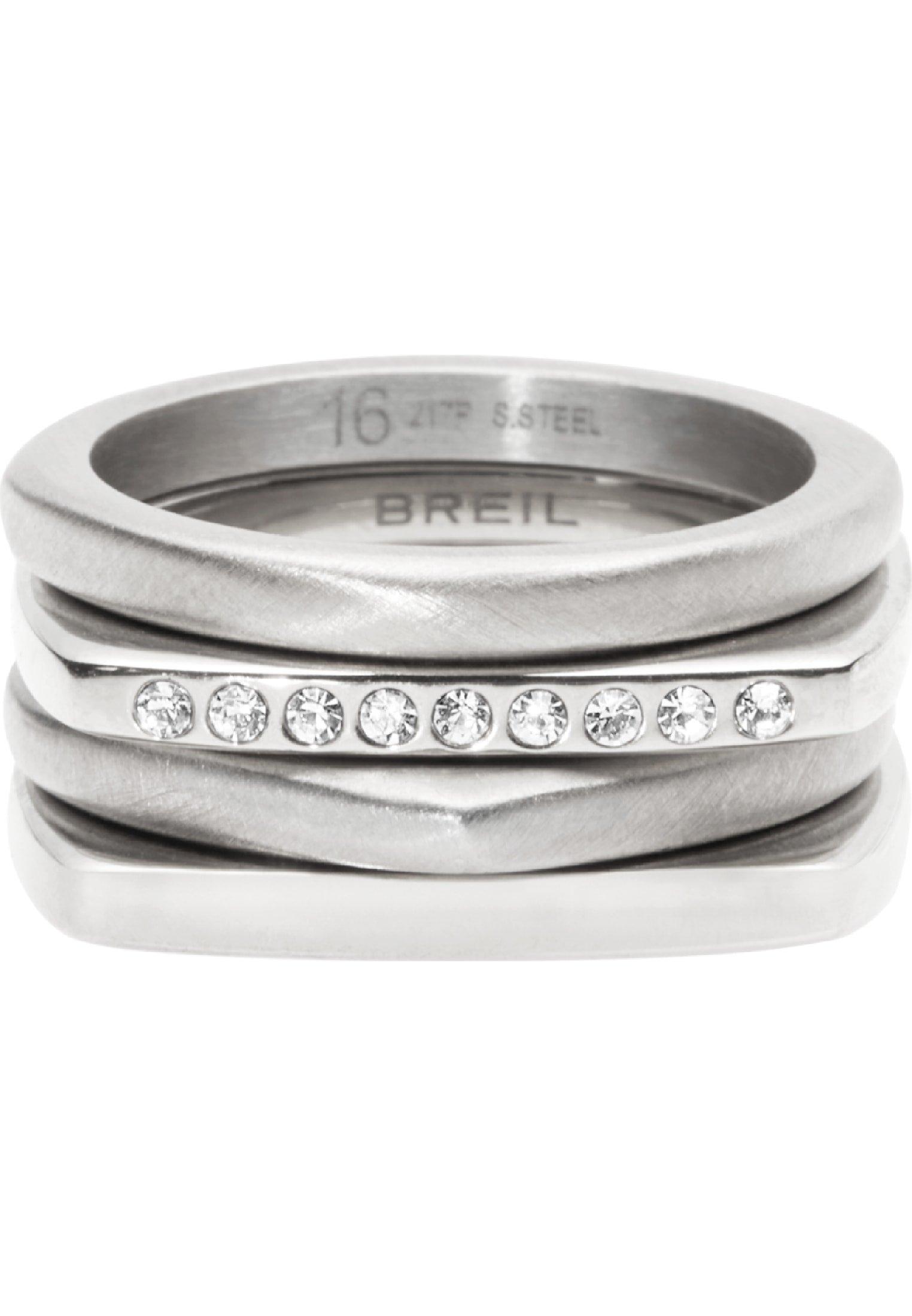 Image of Ring New Tetra Damen Silber 56