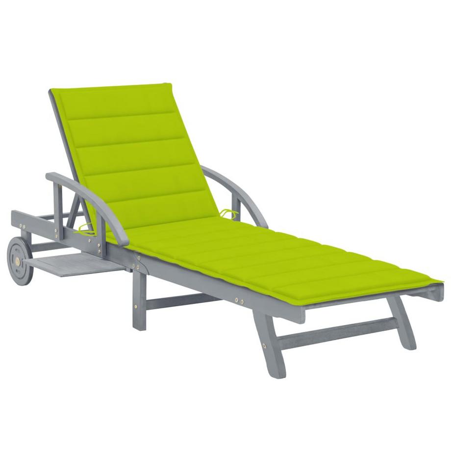 VidaXL Chaise longue bois d'acacia  