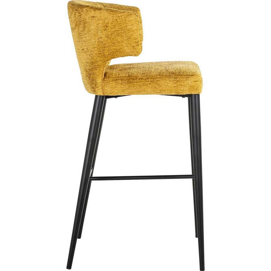mutoni Chaise de bar Taylor mustard 103  