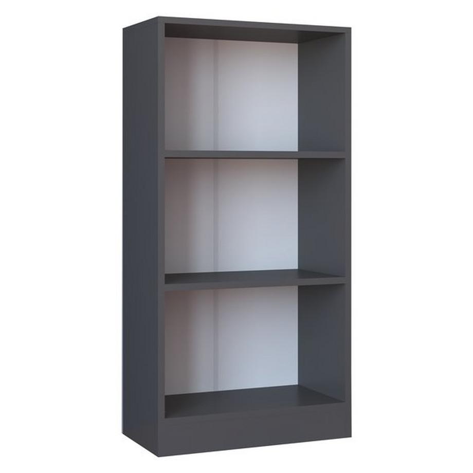 VCM Holz Aufbewahrung Stand Regal Bücherregal Deko Bücher Standregal Dilos M 3-fach  