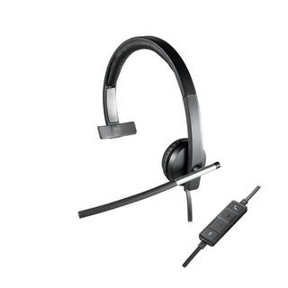 Logitech  Logitech H650e Kopfhörer Kabelgebunden Kopfband BüroCallcenter USB Typ-A Schwarz, Silber 