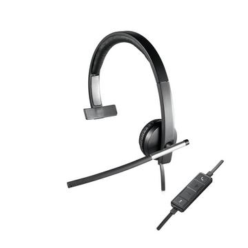 Logitech H650e Kopfhörer Kabelgebunden Kopfband BüroCallcenter USB Typ-A Schwarz, Silber