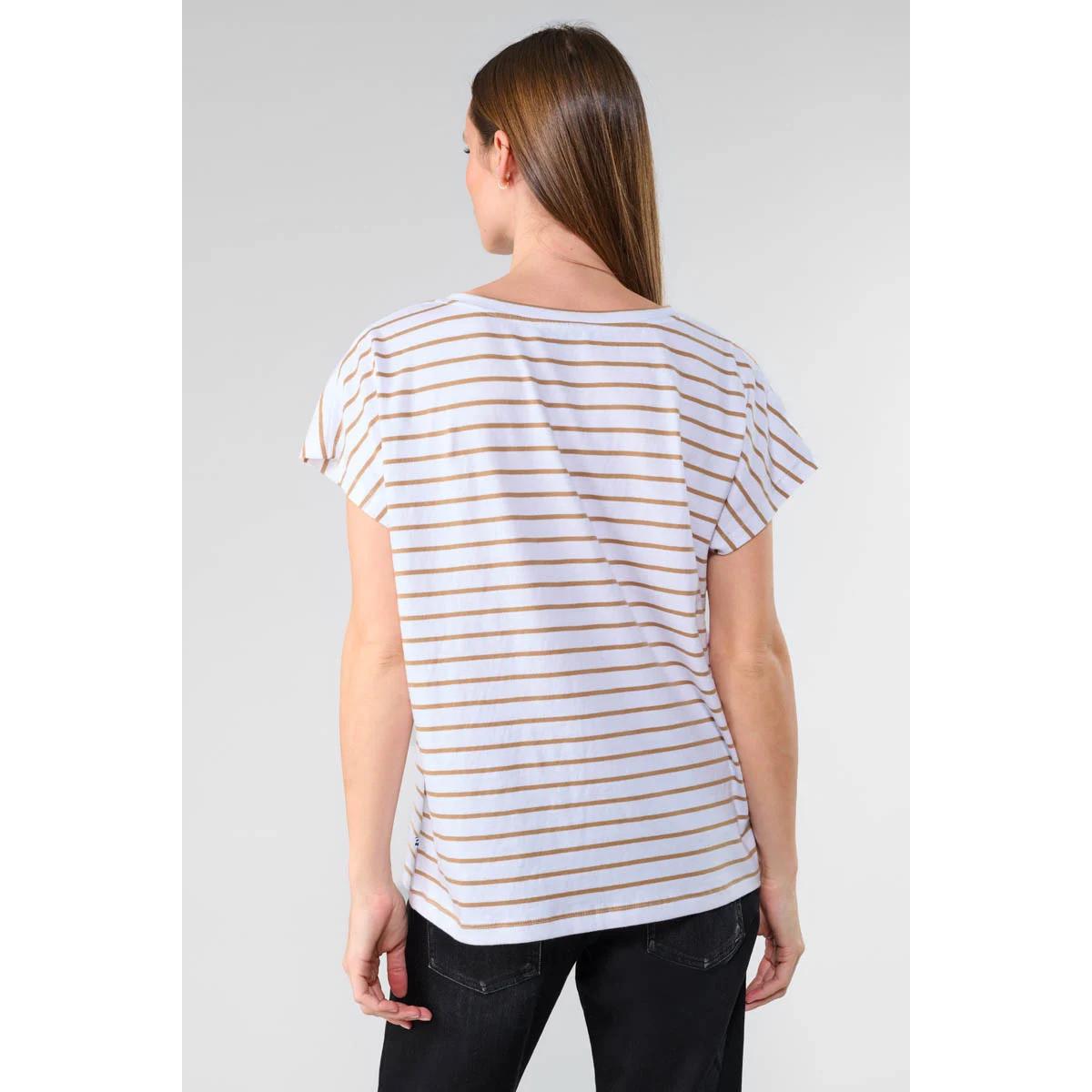 le temps des cerises Cottard Gestreiftes T-Shirt  