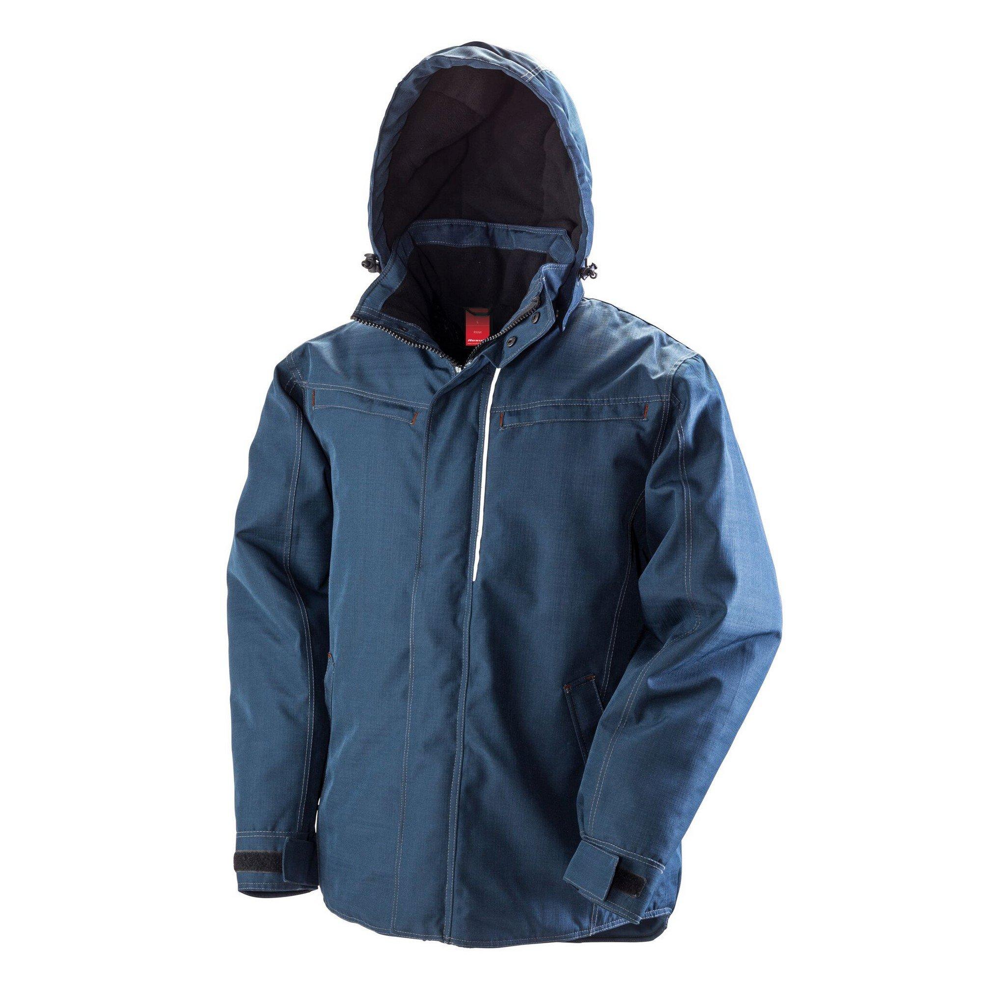 Image of Workguard Denim Textur Rugged Jacke Herren Marine XS