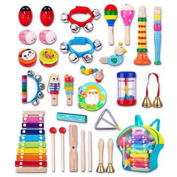 Musikinstrumente für Kinder 32PCS Musikinstrumente Set, Percussion Rhythmus Spielzeug Musik