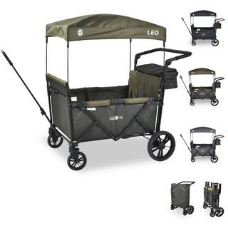 FableKids  Bollerwagen LEO X4Lite mit Dach faltbarer Transportwagen 