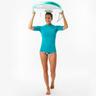 OLAIAN  Tee shirt anti uv surf top 100 manches courtes femme turquoise Bleu