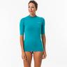 OLAIAN  Tee shirt anti uv surf top 100 manches courtes femme turquoise Bleu