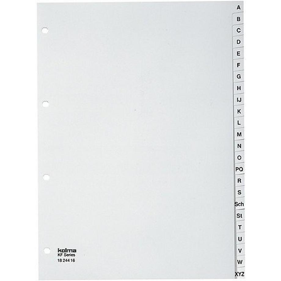 Kolma  KOLMA Register PP weiss A4 18.244.16 A-Z 