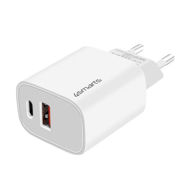 Image of 4smarts USB / USB-C 25W Quick Charge 3.0 Ladegerät - ONE SIZE