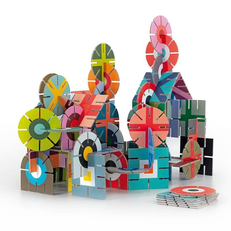 Image of Steckspiel Jacobo 70 Teile Multicolor