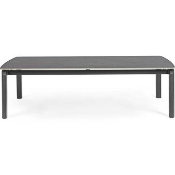 Table basse de jardin Jalisco 120x70 anthracite