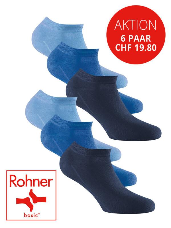 Rohner  Basic Sneakersocken 