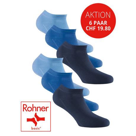 Rohner  Basic Sneakersocken 