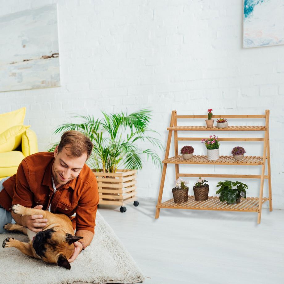 B2X  Support pliant en bambou 