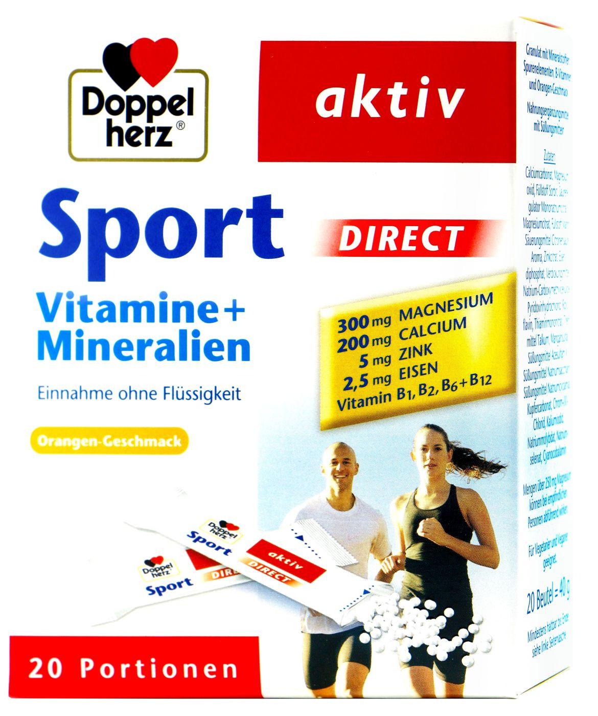 Doppelherz  Sport Direkt Vitamine Mineralien 