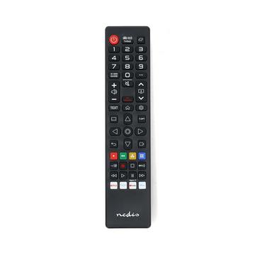 Remote de remplacement | Convient pour: LG | Pré-programmé | 1 appareil | Amazon Prime / Disney + Button / Netflix Button / Rakuten TV Button | Infrarouge | Noir