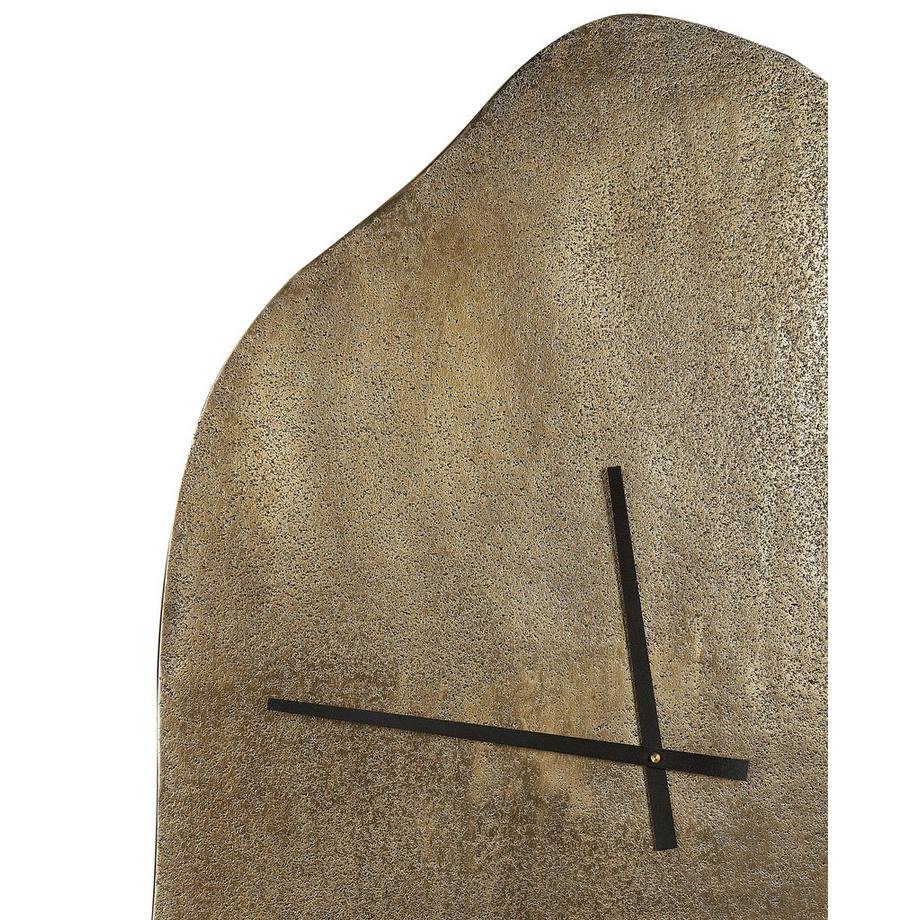 Beliani Wanduhr aus Aluminium Industriell GANGES  