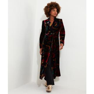 Joe Browns  Manteau Velours Floral Longiligne Boutique 