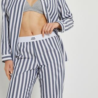 La Redoute Collections  Pyjama aus gestreifter Popeline 