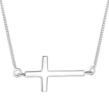 Femme Collier en argent Croix